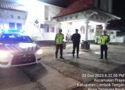 Jelang Pemilu 2024 Polres Loteng Laksanakan Patroli Ke Kantor KPU dan Gudang Logistik 