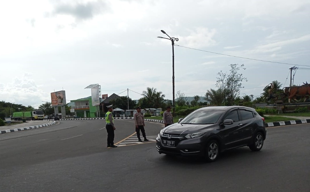 Satgas Kamseltibcarlantas Polres Lombok Barat Antisipasi Laka Lantas dan Pengamanan Pemilu 2024