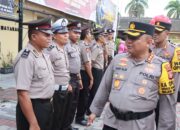 Ratusan Personel Polresta Mataram Naik Pangkat