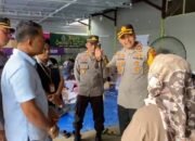 Kapolres Lombok Utara Pantau Langsung Proses Sortir dan Lipat Surat Suara Pemilu 2024