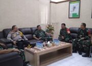 Polri-TNI Bersatu, Kapolresta Mataram dan Dandim 1606/Mataram Bahas Kerjasama Jaga Keamanan