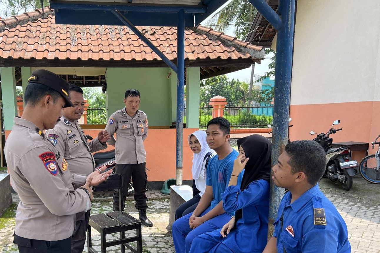 Polres Lombok Barat Gelar Edukasi Pemilu Kepada Pelajar SMKN 1 Sekotong