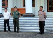 Apel Siaga Tiga Pilar Pemilu Serentak Pemilu 2024, Kapolsek Narmada Tingkatkan Koordinasi Dan Komunikasi