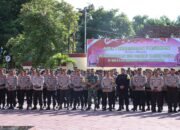 Polres Sumbawa Gelar Apel Pergeseran Pasukan Pengamanan TPS Pemilu 2024