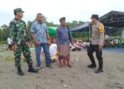 Sinergitas TNI-Polri, Berikan Pengamanan Kegiatan Persembahyangan Di Lunyuk