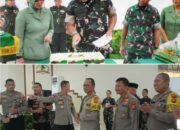 Surprise Rombongan PJU Polda NTB Berikan Tumpeng dan Kue Ulang Tahun di Syukuran HUT ke-63 Korem 162/WB