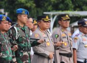 Polresta Mataram Ikuti Apel Gelar Pasukan Ops Keselamatan Rinjani 2024 Di Lapangan Bharadaksa Polda NTB
