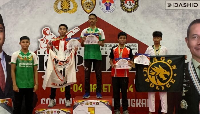 Dragon Police, Taekwondo Binaan Polsek Sandubaya Raih 17 Medali di Kejurnas Kapolri Cup V 2024