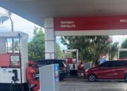 Polsek Kediri Pastikan Stok BBM di SPBU Nyiur Gading Aman Jelang Lebaran