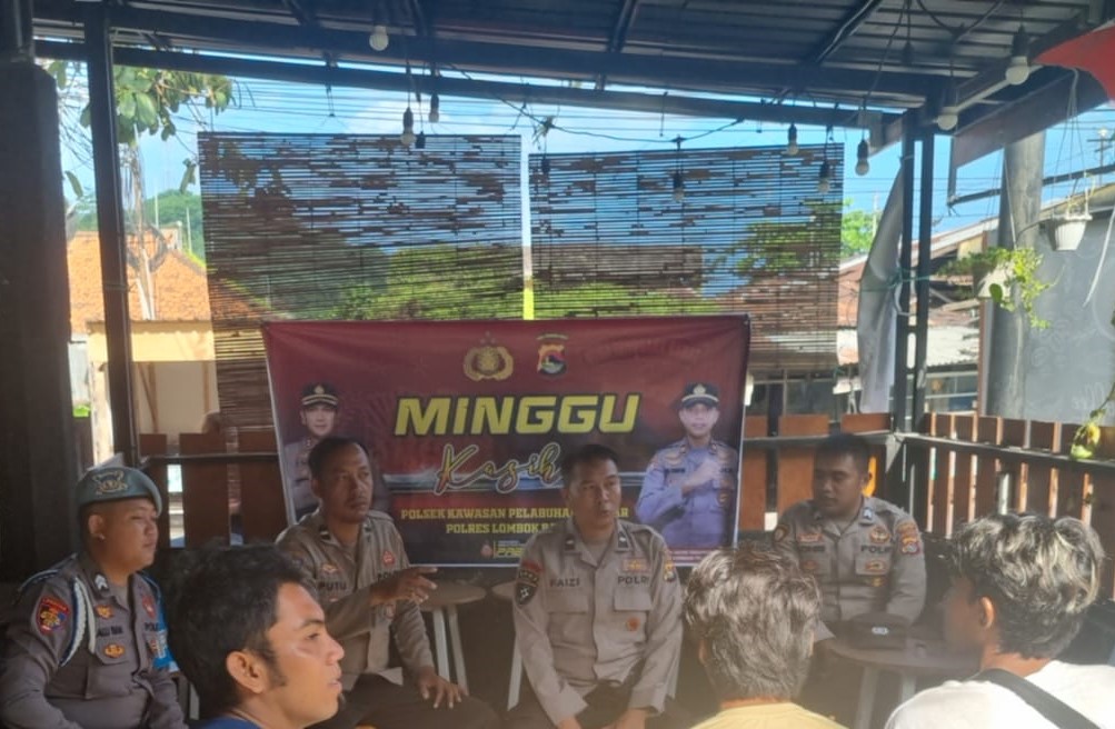 Polsek Kawasan Pelabuhan Lembar Gelar Minggu Kasih