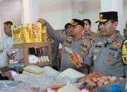 Kapolresta Mataram Dampingi Kapolda NTB dan Satgas Pangan Monitoring di Pasar Tradisional 