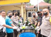 Polresta Mataram Lakukan Pemusnahan BB Narkotika dan Miras Hasil Ops Pekat Rinjani 2024