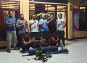 Nekat Curi Besi, Polsek Lunyuk Berhasil Amankan 4 Orang Pelaku