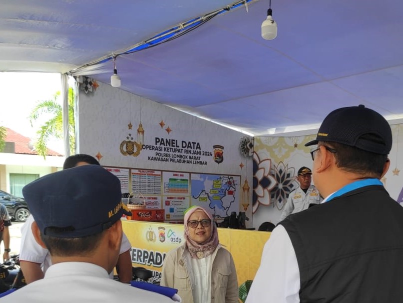 Kemenhub Tinjau Arus Balik Mudik Lebaran di Pelabuhan Lembar, NTB