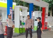 Patroli Polsek Lembar Sasar SPBU dan Jalur Sekotong, Antisipasi 3C dan Balap Liar