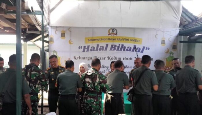 Harmoni di Hari Kemenangan: Makodim 1606/Mataram Gelar Halal Bi Halal yang Meriah