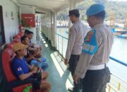 Polsek Kawasan Pelabuhan Lembar Gelar Himbauan Kamtibmas Jelang World Water Forum