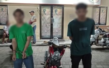 Dua Terduga Pelaku Curanmor dan Penadah Ditangkap Tim Resmob Polresta Mataram