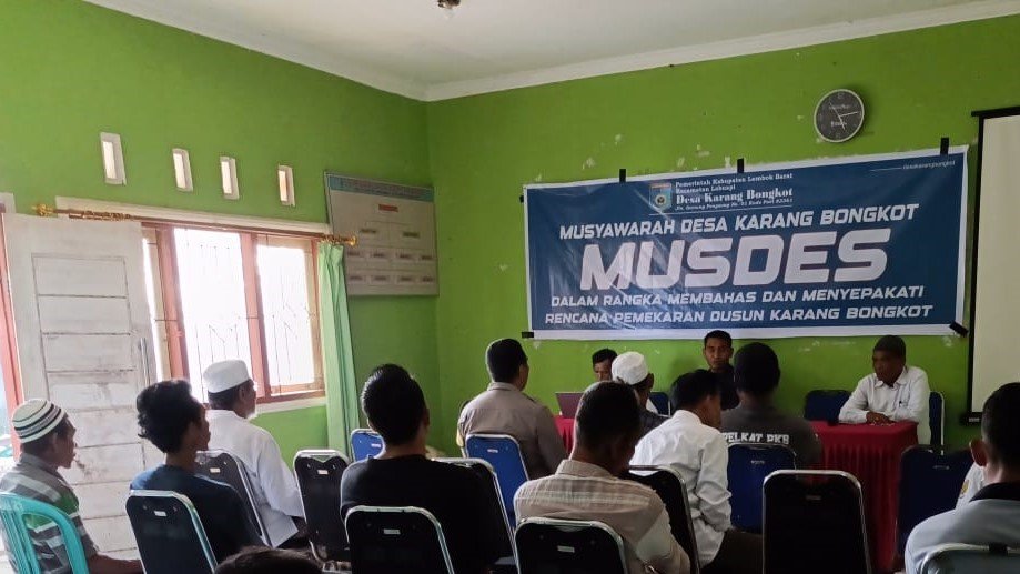 Musyawarah Pemekaran Dusun Karang Bongkot