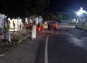 Anggota Polsek Kayangan Lakukan Olah TKP Laka Lantas