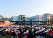 Kumandang Takbir Menggema di Lapangan Lapas Kelas IIA Lombok Barat, Ribuan Warga Binaan Sujud Syukur Rayakan Idul Adha 1445 H