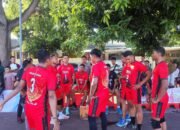 Polres Bima Kota Taklukkan Dit Samapta dengan Skor 3-0 dalam Perebutan Juara Ketiga Turnamen Voli Kapolda Cup