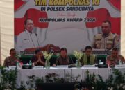 Polsek Sandubaya Raih Kunjungan Tim Kompolnas Dalam Rangka Kompolnas Award 2024