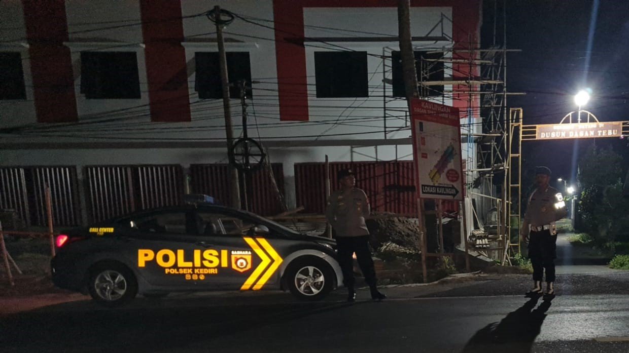 Patroli Blue Light Polsek Kediri