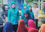 Ny. Dessy Hassanudin Lanjutkan Roadshow Bhakti Sosial Gerakan PKK di Lombok Tengah