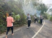 Kebakaran Hutan dan Lahan di Lombok Barat Berhasil Dipadamkan, Petugas dan Masyarakat 