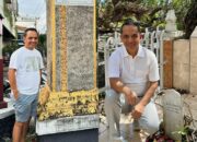 Menelusuri Jejak Sang Ayah, Putra Mantan Bupati Lombok Barat Berziarah dan Kunjungi Monumen Kota Cakranegara