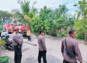 Sigap Polsek Ampenan Menangani Kebakaran Lahan Kosong Milik Warga