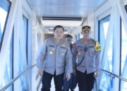 Kapolres Loteng Dampingi Kapolda NTB Sambut Kedatangan Kabaharkam Polri Di Bizam