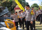 Kesiapan Jelang Pilkada 2024, Polres Sumbawa Gelar Pemeriksaan Ranmor Dinas