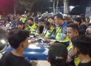 Puluhan Kendaraan Terjaring Saat KRYD Malam Minggu Ops Patuh Rinjani 2024 Polresta Mataram
