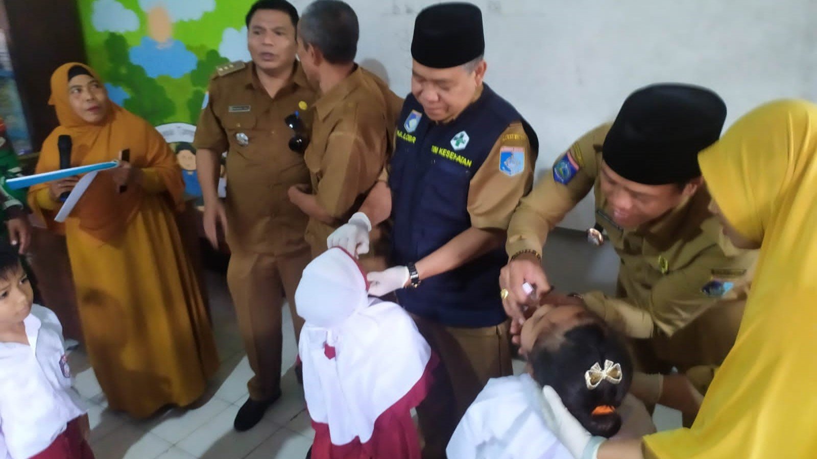 Jagaraga Kuripan Sehat, PIN Polio Sasar Ribuan Anak