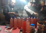 KRYD Cooling System Jelang Pilkada 2024, Polsek Mataram Sita Ratusan Miras