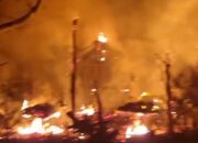 Dengan Sigap Anggota Polsubsektor Lakukan Evakuasi Kebakaran Restauran Casa Vintages