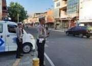 Jelang Pilkada 2024, Satlantas Polresta Mataram Sosialisasikan Kamtibmas dengan Mobil Keliling