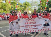 SDN 2 Cakranegara Sambut Hari Kemerdekaan dengan Jalan Santai dan Lomba Meriah