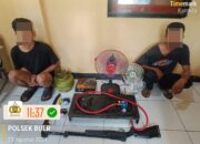 Polsek Buer Rigkus 2 Terduga Pelaku Pencurian Di Rumah Tambak Udang