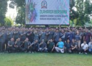 Danrem 162/WB Pimpin Olahraga Bersama Insan Pers NTB, Dihiasi dengan Coffee Morning