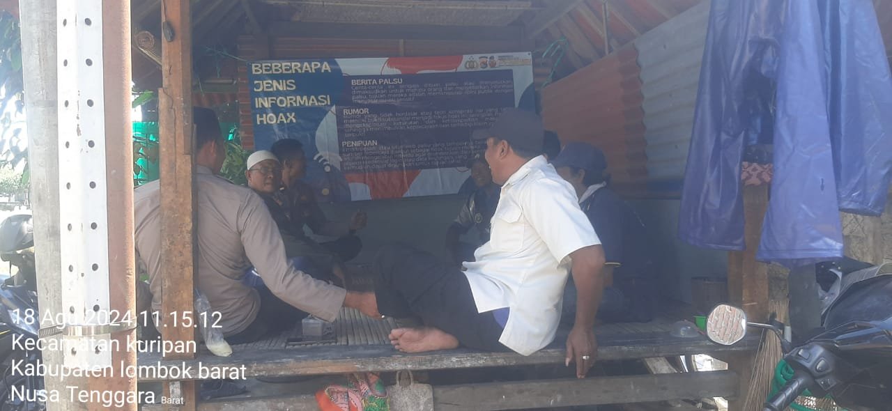 Meningkatkan Kamtibmas Menjelang Pemilu 2024 Kegiatan Subsatgas Binmas di Lombok Barat