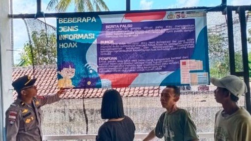 Polres Lombok Barat Sosialisasikan Kamtibmas Jelang Pilkada di Sekotong