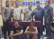 Patroli KRYD Jelang Pilkada, Polsek Pratim Amankan Dua Pemuda Membawa Sabu
