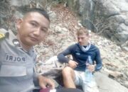 Turis Asing Terjebak di Tebing Saat Mancing, Aksi Heroik Polsek Sekotong, Babinsa dan Warga Selamatkan Nyawa