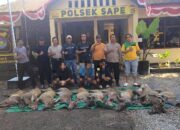 Diduga Bawa 10 Rusa dari Komodo,3 orang warga monta diamankan polisi