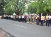 Polres Loteng Libatkan 136 Personel Amankan Penetapan Nomor Urut Paslon Bupati/Wakil Bupati