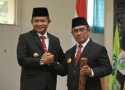 Pj Gubernur, Kukuhkan 5 Pejabat Sementara Walikota dan Bupati