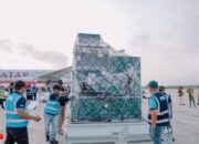 Kargo Logistik MotoGP Mandalika Telah Tiba di Bandara Lombok”